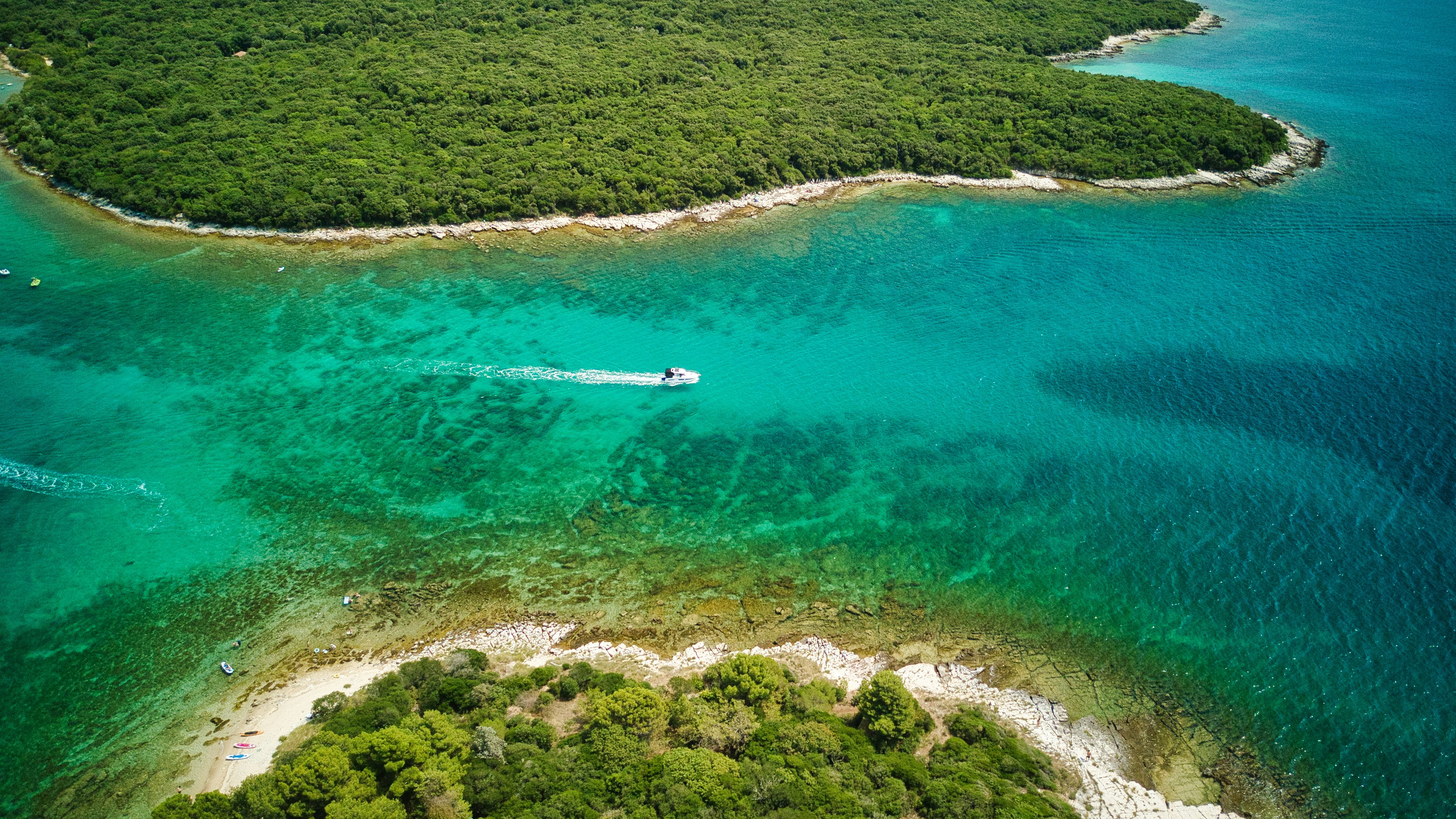Boats at hidden bay